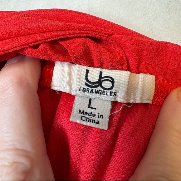 Ya Los Angeles Red Sleeveless Midi Sundress - Picture 7 of 7